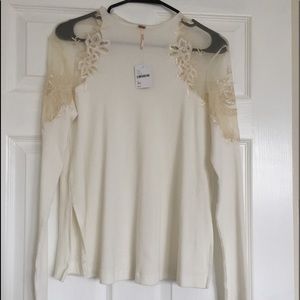 Free People Daniella Lace Top